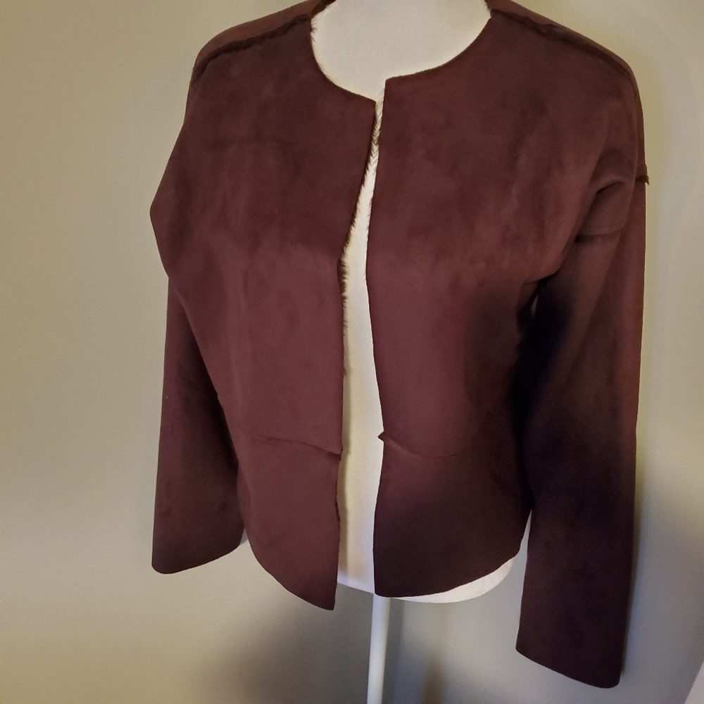 🟧 🌴 Banana Republic Brown open front Jacket NWOT